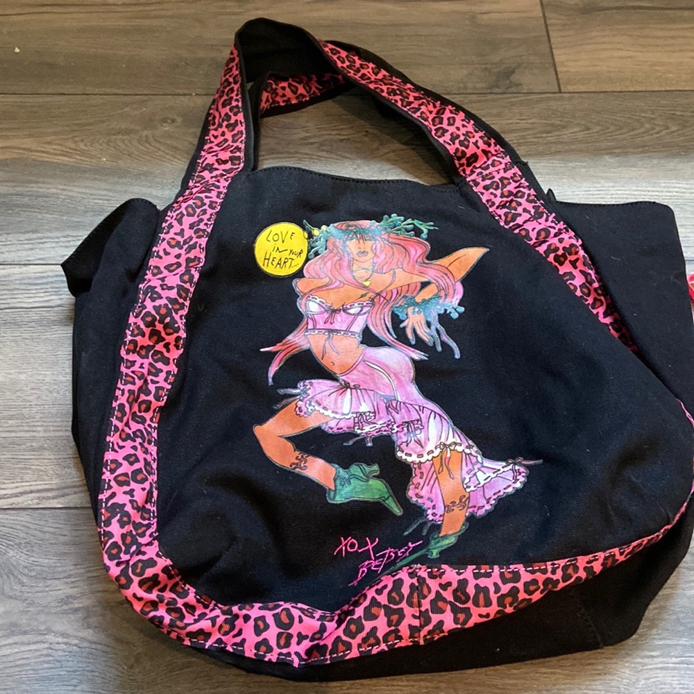 Betseyville Black Pinup Tote